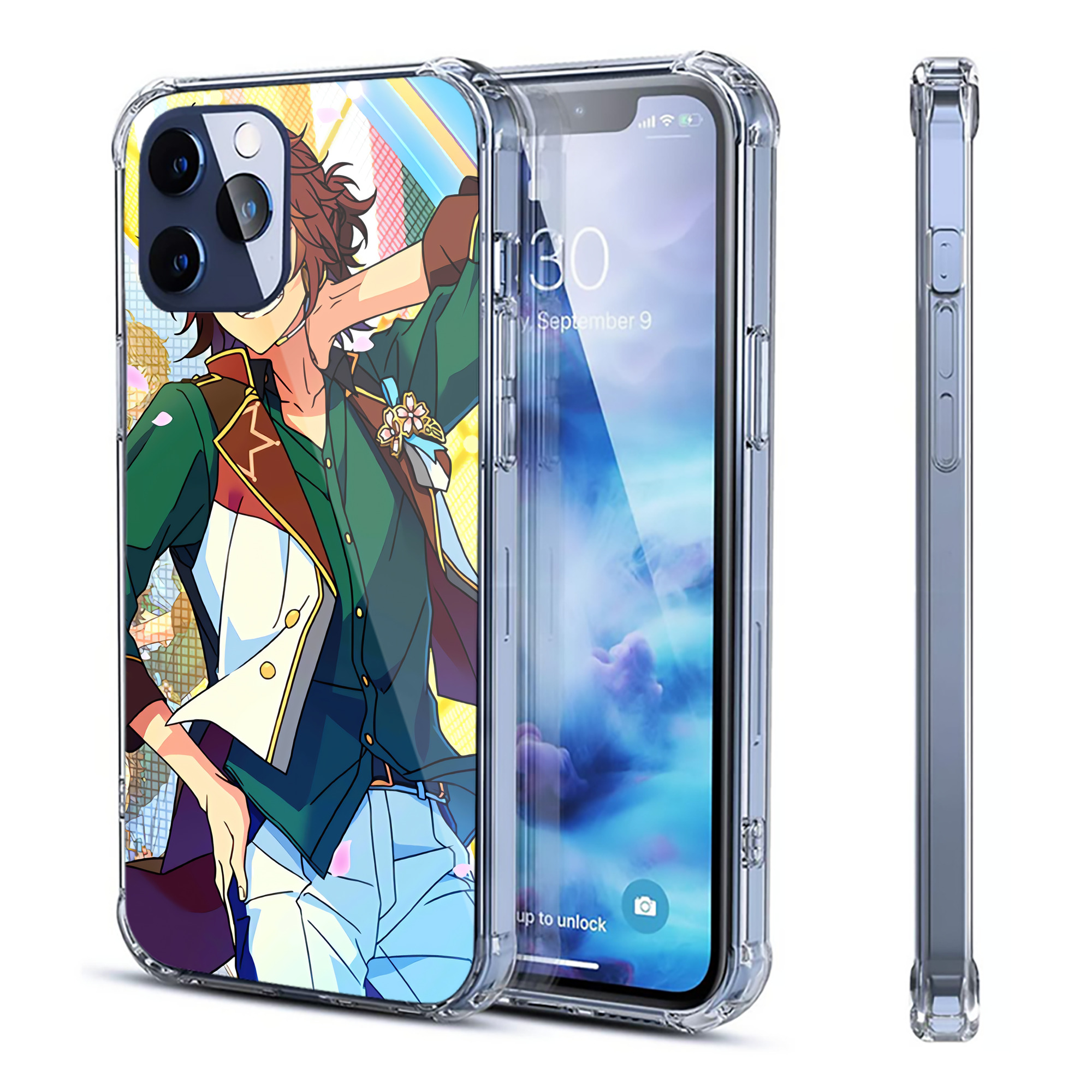 （画像用） あんさんぶるスターズ! Ensemble Stars 【iPhone 12シリーズ対応】透明スマホケース（クリアソフトケース）
